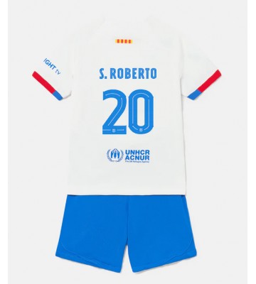 Maillot de foot Barcelona Sergi Roberto #20 Extérieur enfant 2023-24 Manches Courte (+ pantalon court)